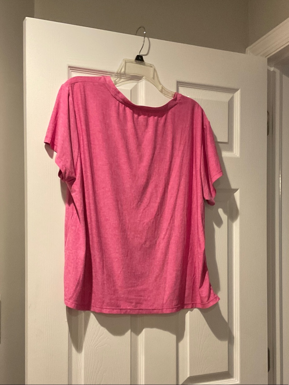 Reebok Women's Pink Short Sleeve Crew Neck Tee - Picture 2 of 5